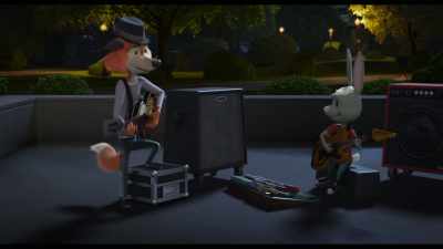 [playing funky music] - Rock Dog 2: Rock Around the Park