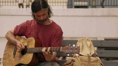 (playing guitar) - Robyn Hood