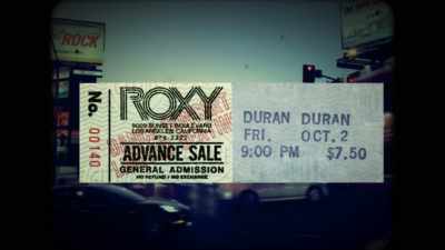 Playing in Los Angeles,
on Sunset at the Roxy... - Duran Duran: A Hollywood High