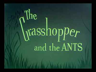 (PLAYING LIVELY MUSIC) - The Grasshopper and the Ants