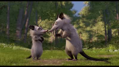 Playing possum is what we doWe die so that we live - Over the Hedge