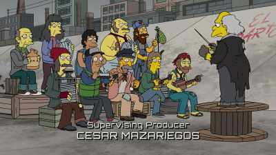 [♪ playing "Symphony No. 5"] - The Simpsons: The Past and the Furious