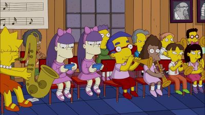 (playing the blues) - The Simpsons