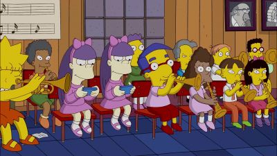 (playing the blues) - The Simpsons