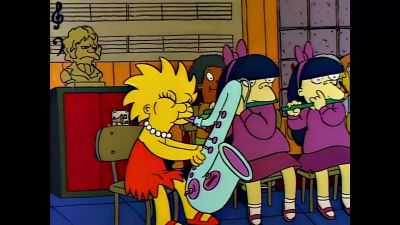 (playing the blues) - The Simpsons
