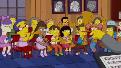 (playing the blues) - The Simpsons