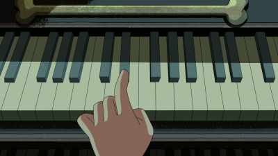 - [plays organ] - Grimsburg