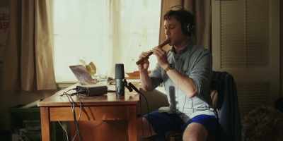 [plays original song] - Mr. Corman