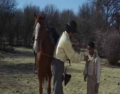 - Pleasant afternoon.
- Yes, sir. - Buck and the Preacher