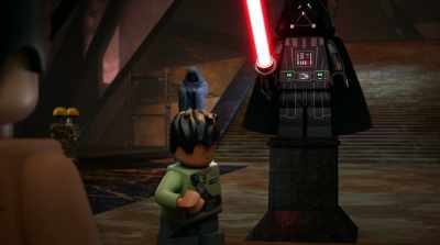 (PLEASANT MUSIC PLAYING) - Lego Star Wars Terrifying Tales