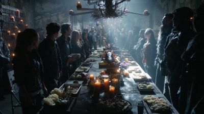 Please accept this gift,
commander. - The 100