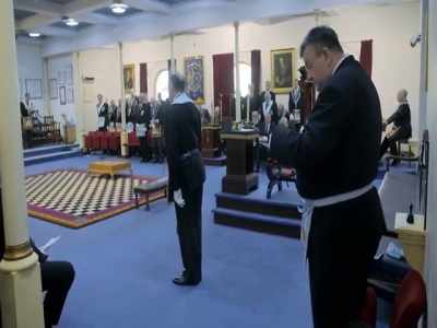 Please be upstanding to receive
the Worshipful, the Native Past Master - Inside the Freemasons