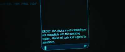 Please call technical support
for assistance." - Finch