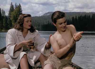 Please, Danny, sit still.
How do you expect me - - Leave Her to Heaven