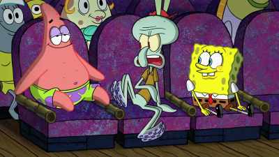 'Please do not disrupt
the show for others. - The SpongeBob Musical: Live on Stage!