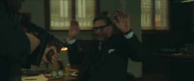 Please don't shoot. Take what you want. - A Man of Action