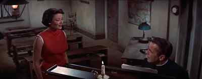 Please, father.  I'd better
not sing any more.  It's late. - The Left Hand of God