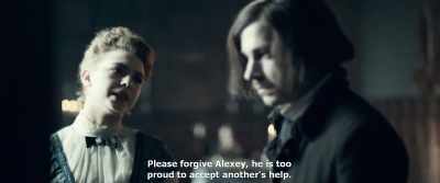 Please forgive Alexey, he is too
proud to accept another's help. - Gogol. Viy