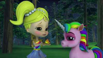 Please hang on, Jewel!
Just a little longer! - Rainbow Rangers