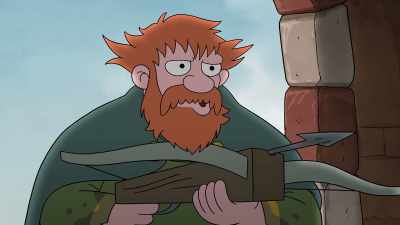 Please, I'm asking you to trust me.
Hand me the crossbow. - Disenchantment