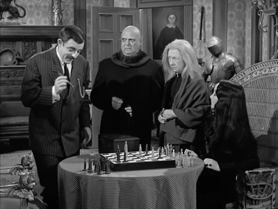 Please, not while I'm coughing. - The Addams Family
