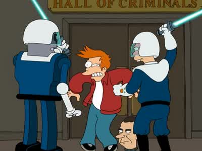 Please, officers! - Futurama