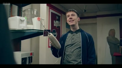 Please put that
down. KNIFE WHIRS - The Power of Parker