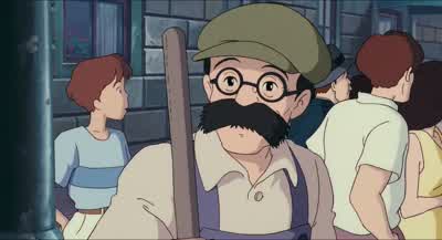 Please, sir, may I borrow your broom? - Kiki's Delivery Service