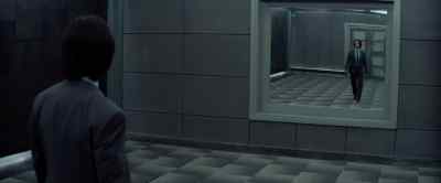 Please stand facing the mirror
before the white line. - Man of Tai Chi