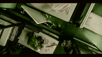...please take this timeto return to your beds for the night. Under here. - Squid Game