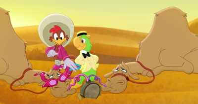 -Please, take what is left of our water.
-(slurping) - Legend of the Three Caballeros