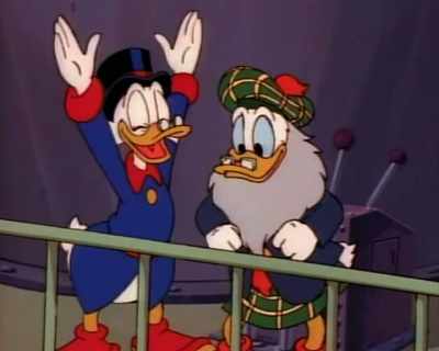 Plenty more adventures
where that came from, eh, lad? - DuckTales