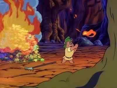 PLUCKY:
The human? - Disney's Adventures of the Gummi Bears