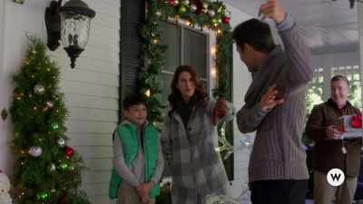 Plummeting off of the roof, - An Unexpected Christmas