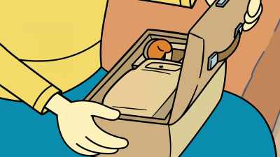 Plus, your dad and I bought this brand-new
super powerful hearing aid - El Deafo