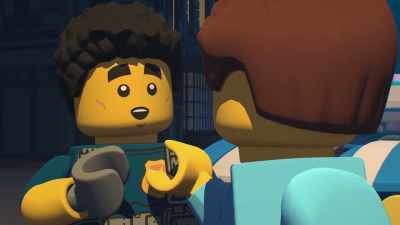 Plus, honestly, I've never read
Miranda Rights to a blur before. - LEGO City Adventures