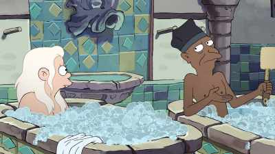 Plus, I don't see anyone else
storming your castle, princess. - Disenchantment