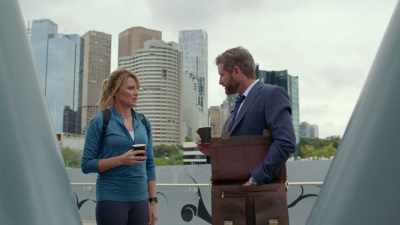 Plus I got you coffee.
Hold this. - My Life Is Murder