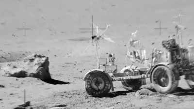 Plus, in some cases,
more than dust, - American Moon