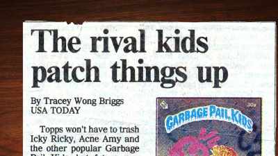 Plus, we had to make changes - 30 Years of Garbage: The Garbage Pail Kids Story