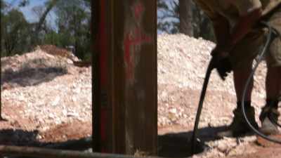 Plutus is on the move,
and almost out. - Outback Opal Hunters