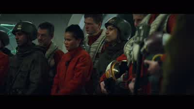 Four hundred of uson three shipsWe're the very last of the ResistanceBut we're not aloneIn every corner of the galaxythe downtrodden and oppressed know our symboland they put their hope in itWe are the sparkthat will light the fire that will restore the - Star Wars: Episode VIII   The Last Jedi