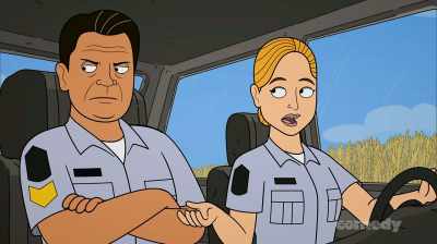 Point is, I resolved the situation - Corner Gas Animated