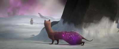 - [polecat yelling]
- [net shooting] - Hitpig!