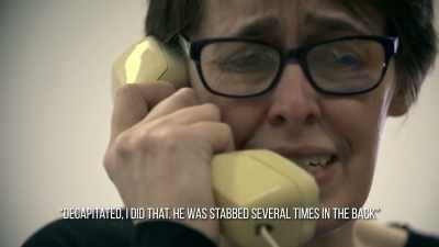 POLICE OFFICER (ON
PHONE): Doesn't that - World's Most Evil Killers