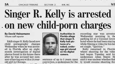 POLICE OFFICER: We seized,
at that time, camera equipment - Surviving R. Kelly