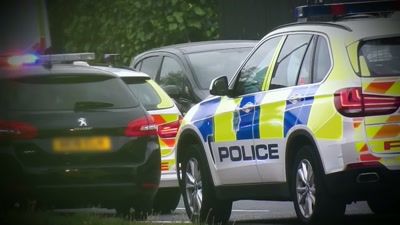 Police officers pulled the car over - Killers: Caught on Camera