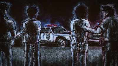 (police siren, radio chatter) - Crazy, Not Insane
