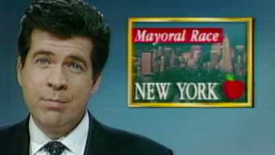 Polls show Dinkins ahead
by about 14 points. - Giuliani: What Happened to America's Mayor?