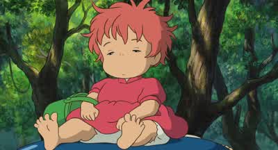 Ponyo, our candle is just about out. - Ponyo